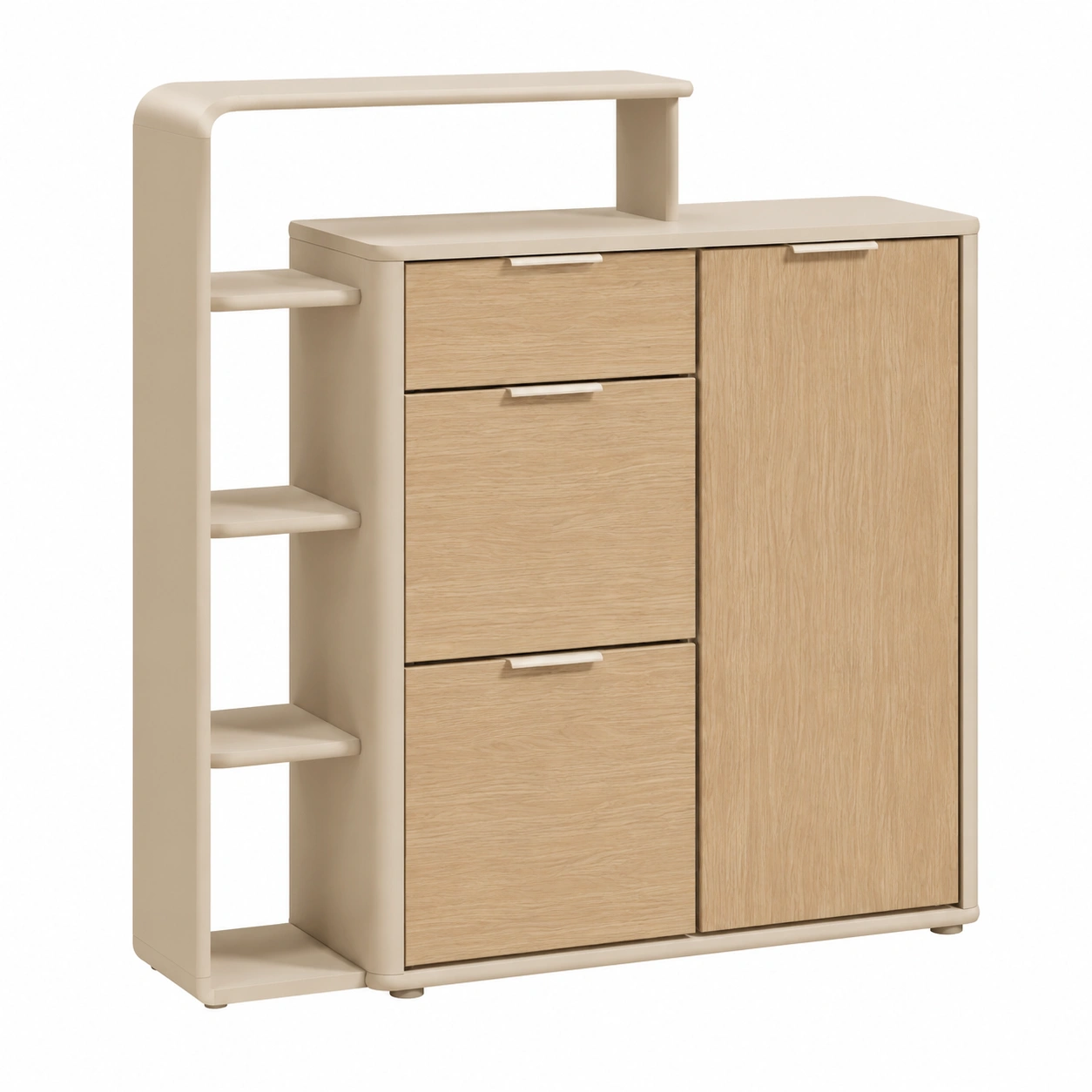 Librero Decorativo Asimetrico Moderno-modveraliving