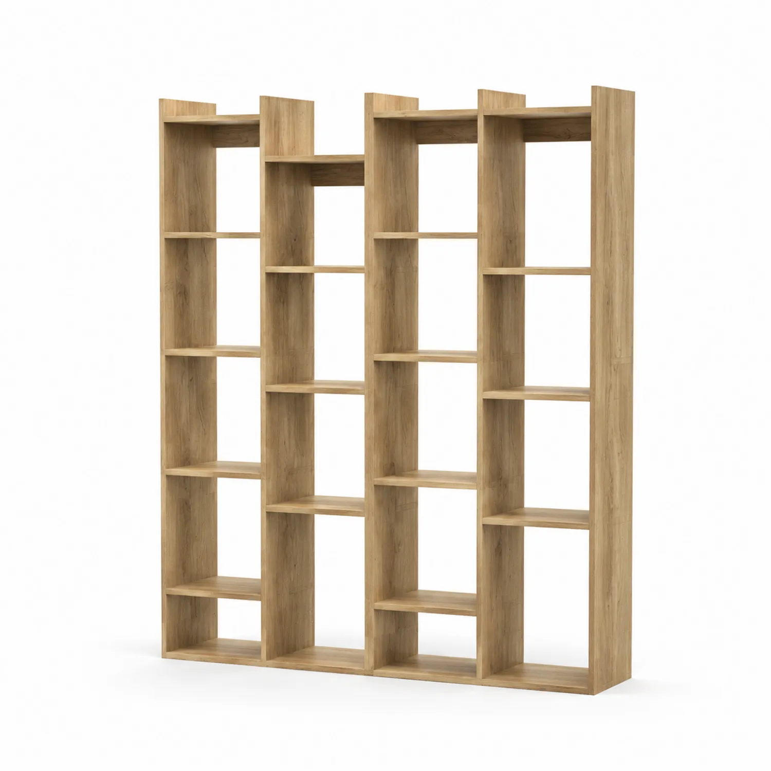 Estantería de Madera Aglomerada Roble 180x160x30 cm