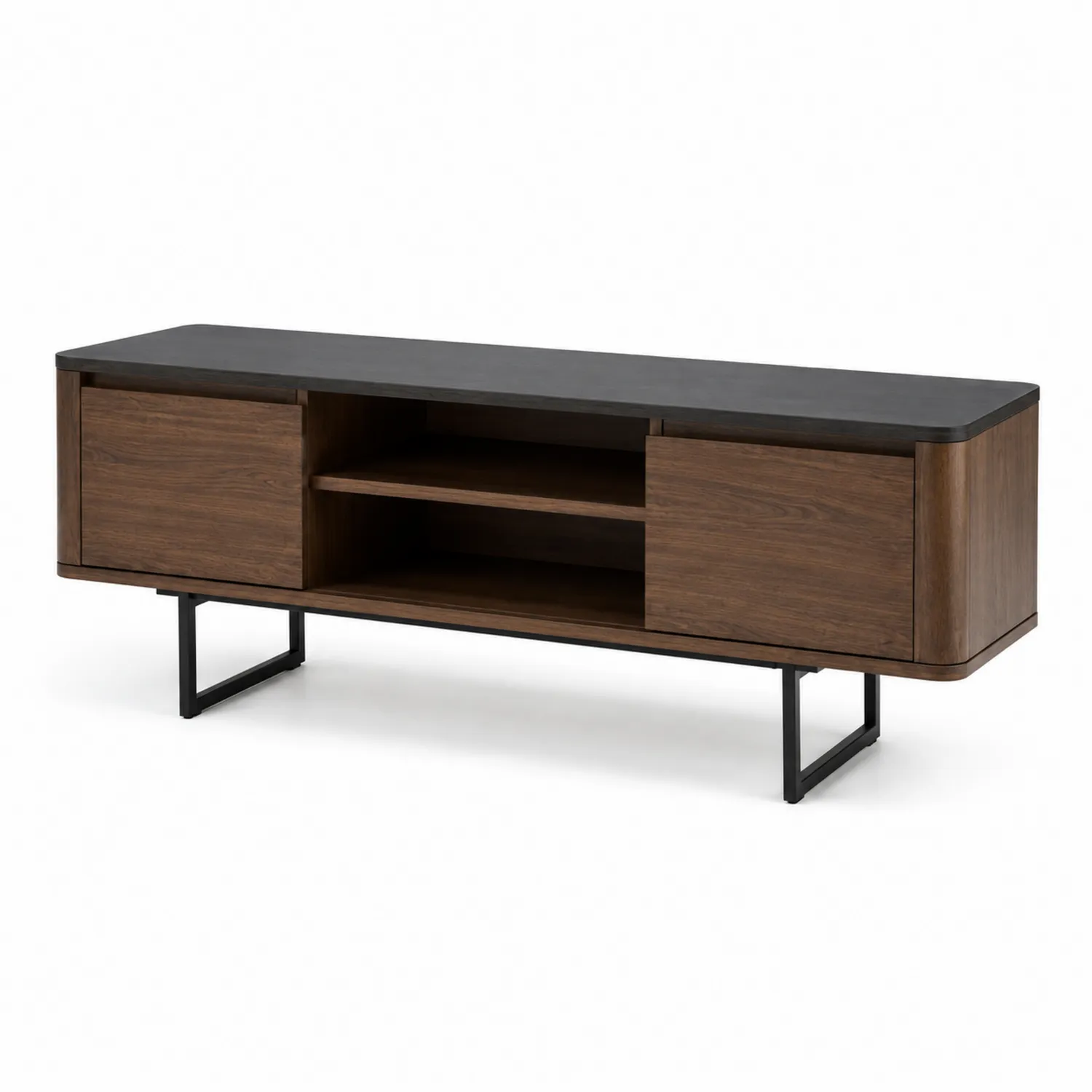 Mueble de TV de Madera y Metal 150x40x50 cm