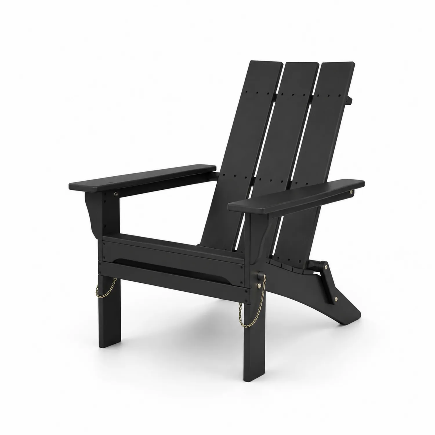 Silla Adirondack plegable de madera para exterior