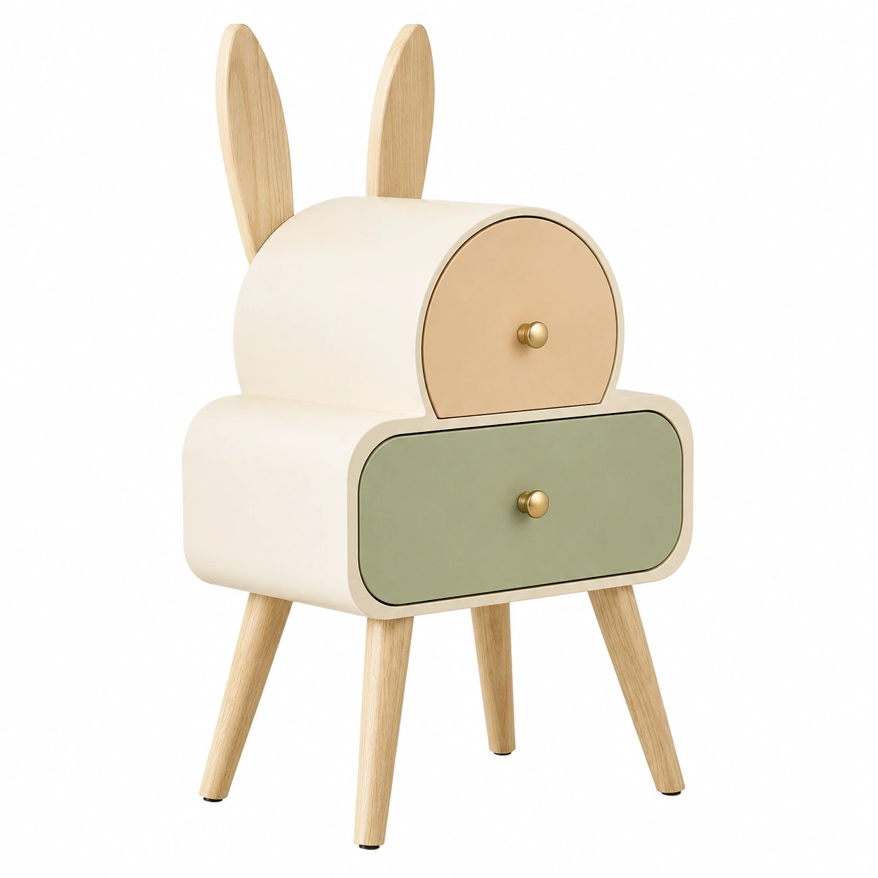 Mesita conejo minimalista para espacios con encanto-vivamobel