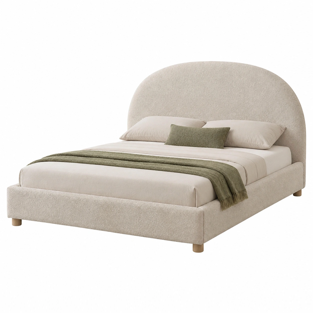 Cama tapizada