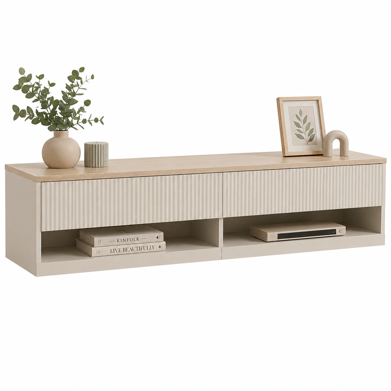 Mueble TV Minimalista Beige Arena-orvessaliving