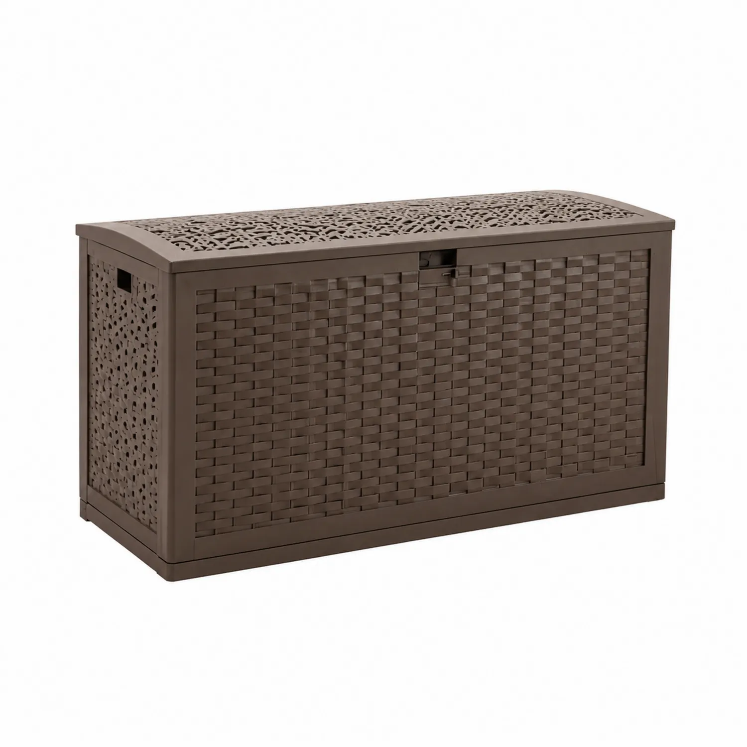 Skrzynia z tworzywa sztucznego brązowa z polipropylenu 120x45x60 cm