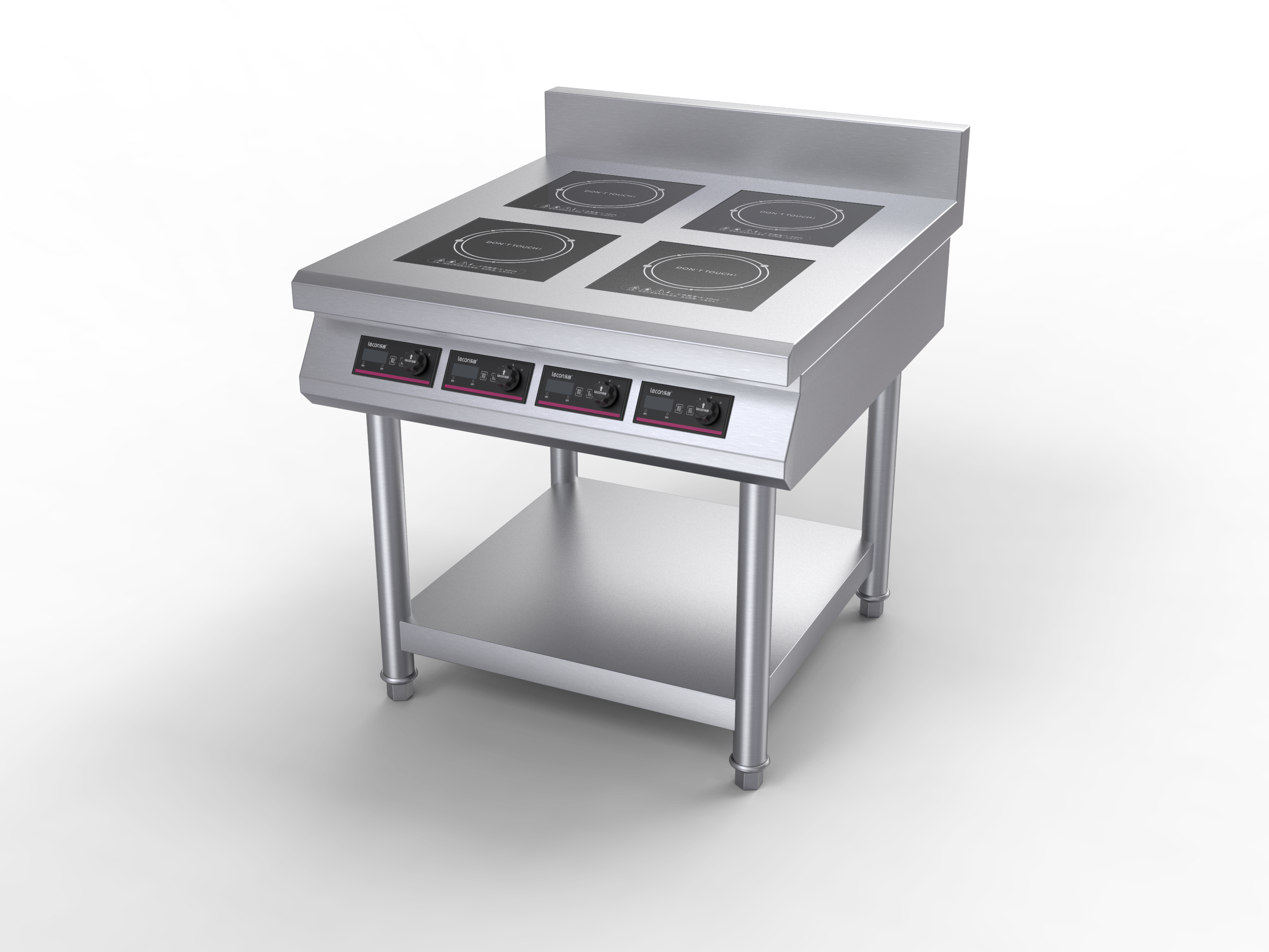 4-Burner Shelf-Style Induction Cooker 
