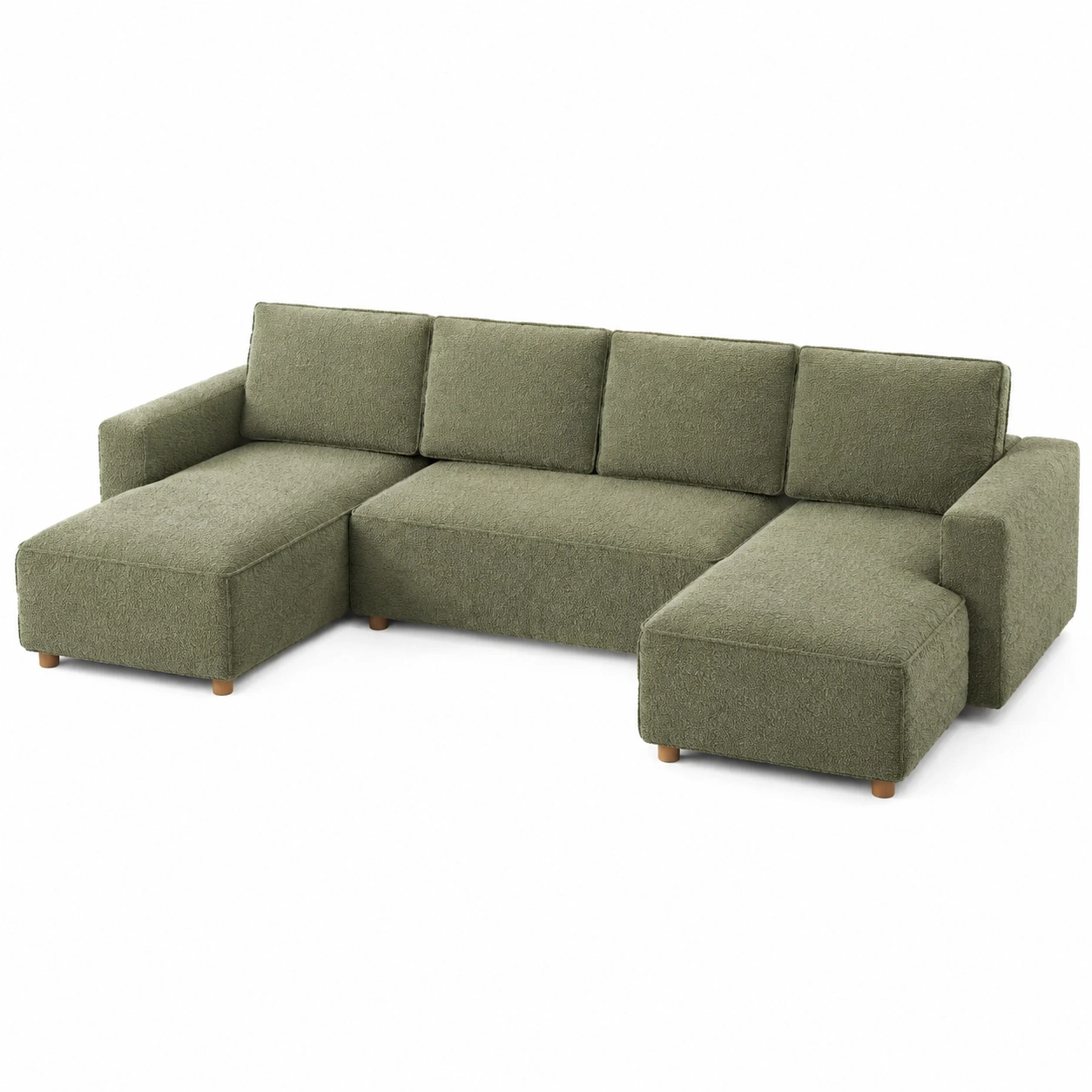 Sofa modular verde oliva para momentos de calma y estilo-oakviro