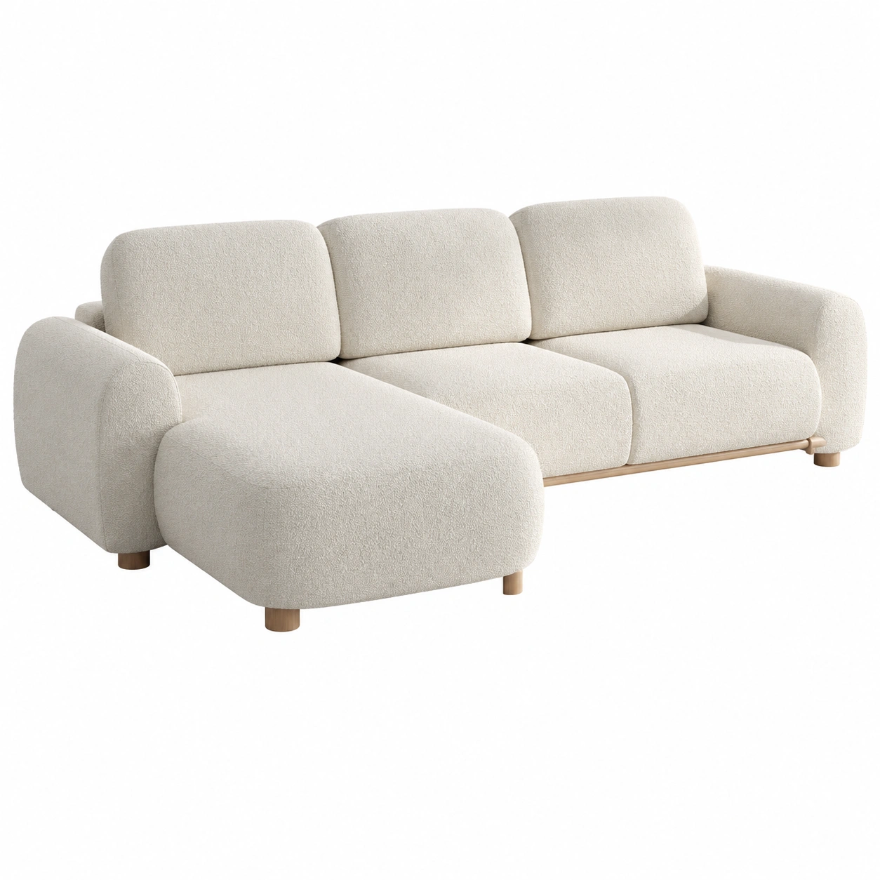 Sofa modular bouce crema para momentos de calma y diseno envolvente-oakviro