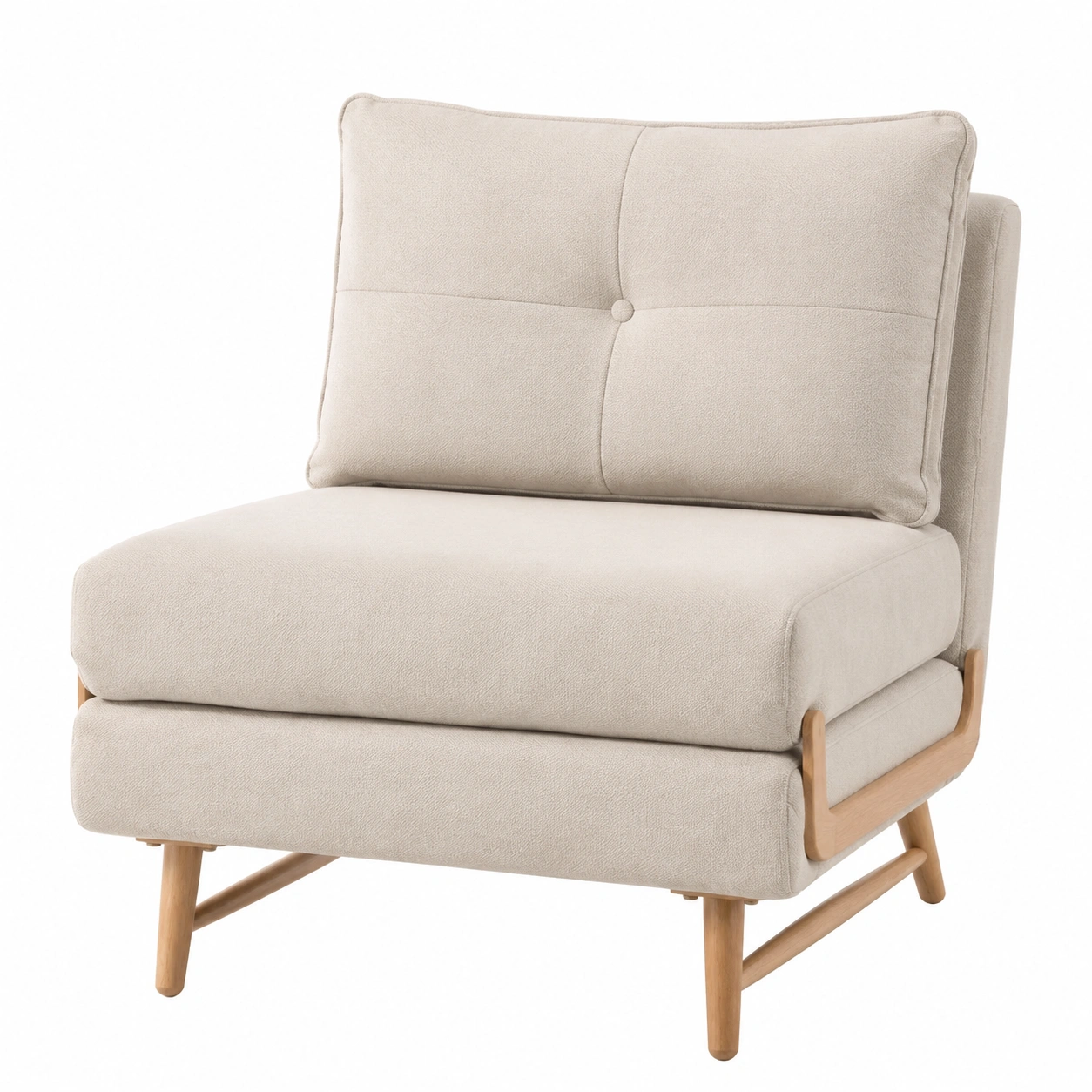 Sillon individual con respaldo acolchado-oakviro