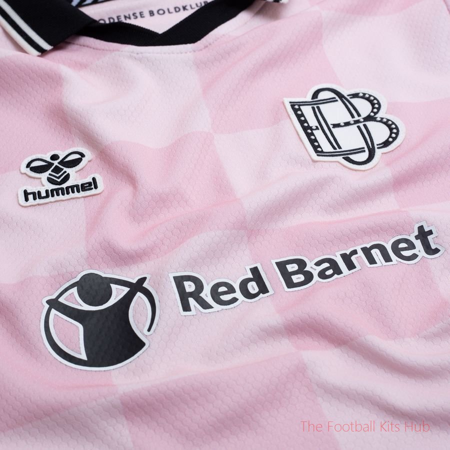 Dynamic Odense Boldklub Kids Long Sleeve Shirt 2025/26 Selection-Unisoccer Shop