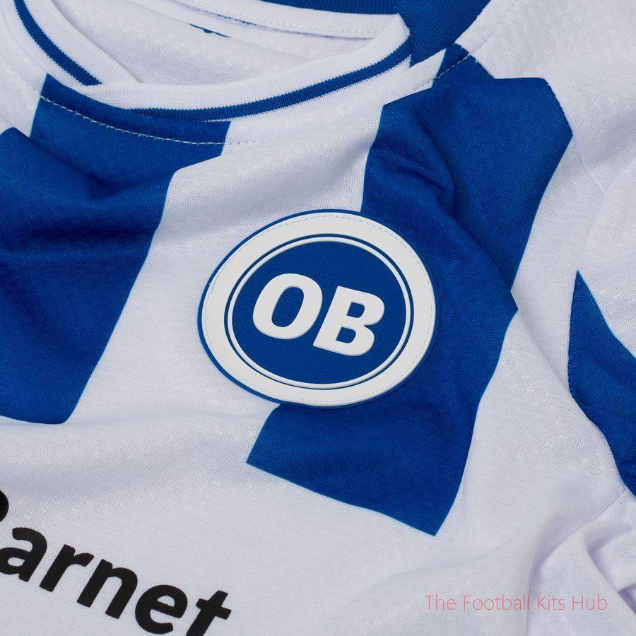 Premium Odense Boldklub Kids Long Sleeve Home Shirt 2025/26 Garment-Unisoccer Shop
