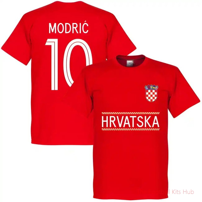 Premier Croatia Modric T-Shirt Sports Collection-Unisoccer Shop