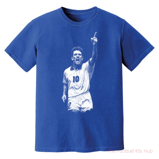 Vibrant Baggio Italy Tee Sports Edition-Unisoccer Shop