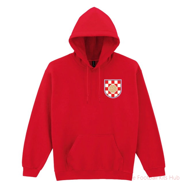 Dynamic Croatia Logo Hoodie Sports Garment-Unisoccer Shop