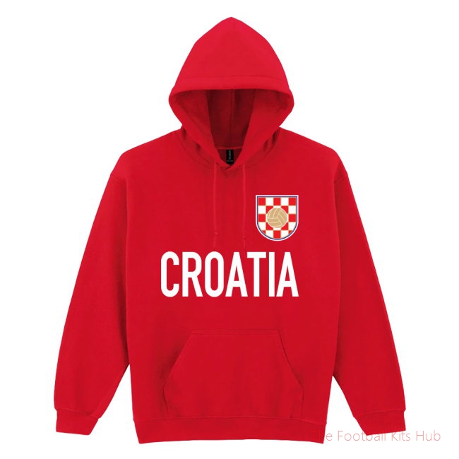 Premier Croatia Logo Hoodie Sports Edition-Unisoccer Shop
