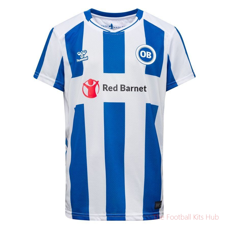 Dynamic Odense Boldklub Kids Home Shirt 2025/26 Release-Unisoccer Shop