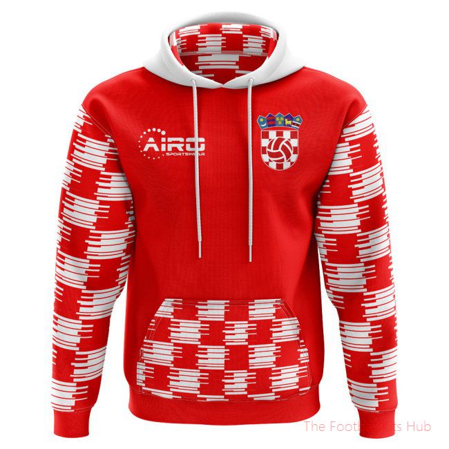 Premium Croatia Kids Home Hoodie 2025/26 Sports Edition-Unisoccer Shop