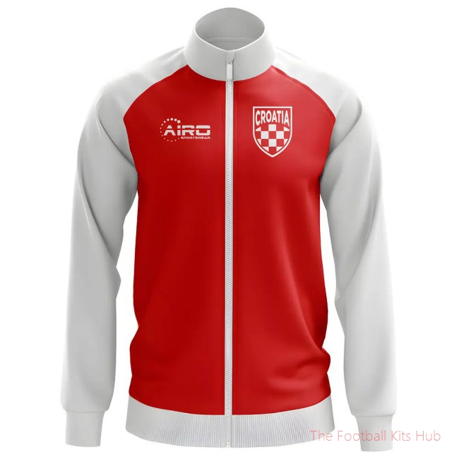 Vibrant Croatia Football Kids Jacket Sports Release-Unisoccer Shop