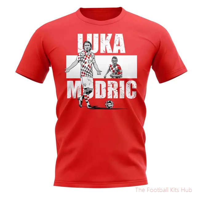 Vibrant Luka Modric T-Shirt Sports Collection-Unisoccer Shop