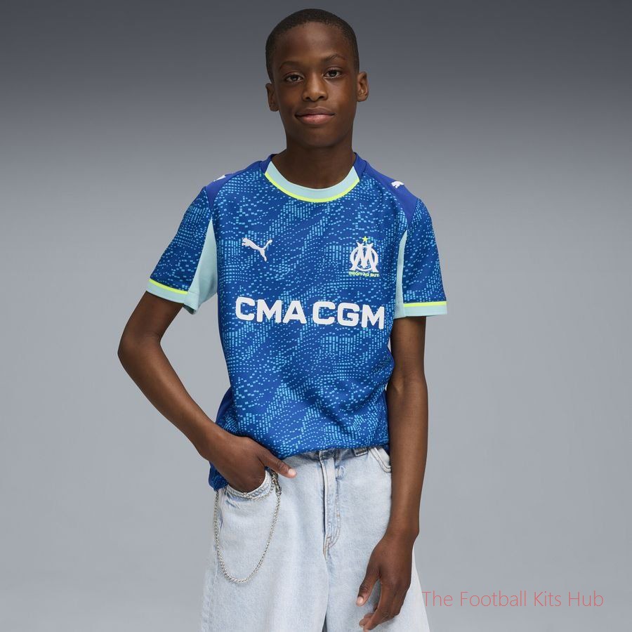 Supreme Marseille 3Rd Kids Shirt 2025/26 Sports Collection-Unisoccer Shop