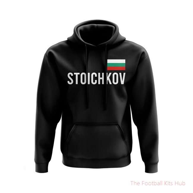 Dynamic Hristo Stoichkov Black Hoodie Sports Garment-Unisoccer Shop