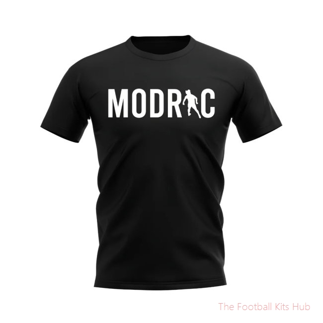 Dynamic Luka Modric Black T-Shirt Sports Edition-Unisoccer Shop