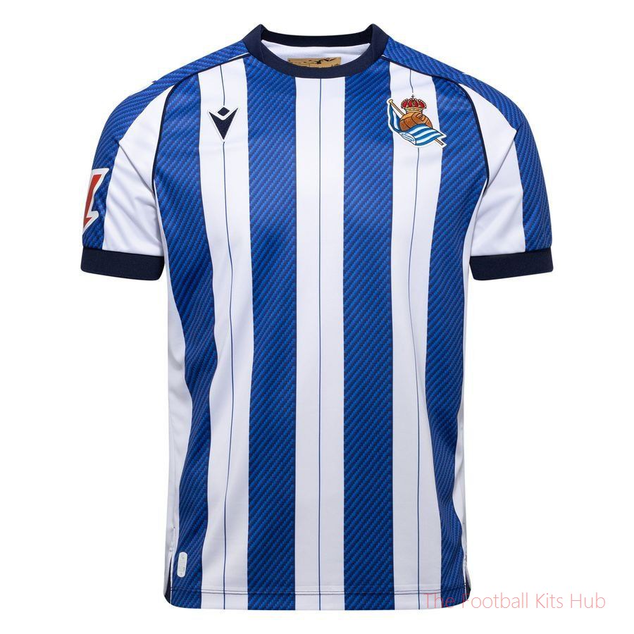 Dynamic Real Sociedad Home Shirt 2025/26 Sports Garment-Unisoccer Shop