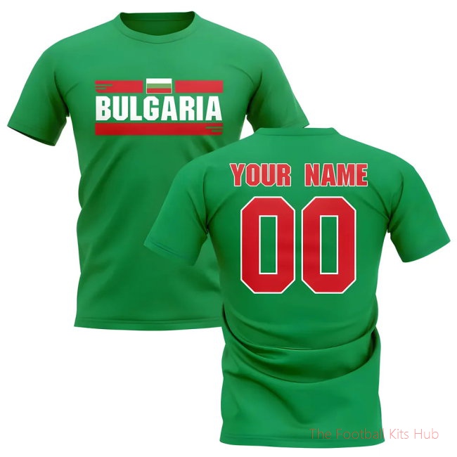 Elite Personalised Bulgaria T-Shirt Sports Garment-Unisoccer Shop