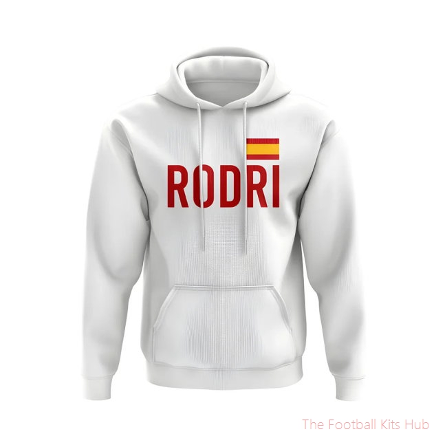 Vibrant Rodri Spain Hoodie Sports Selection-Unisoccer Shop