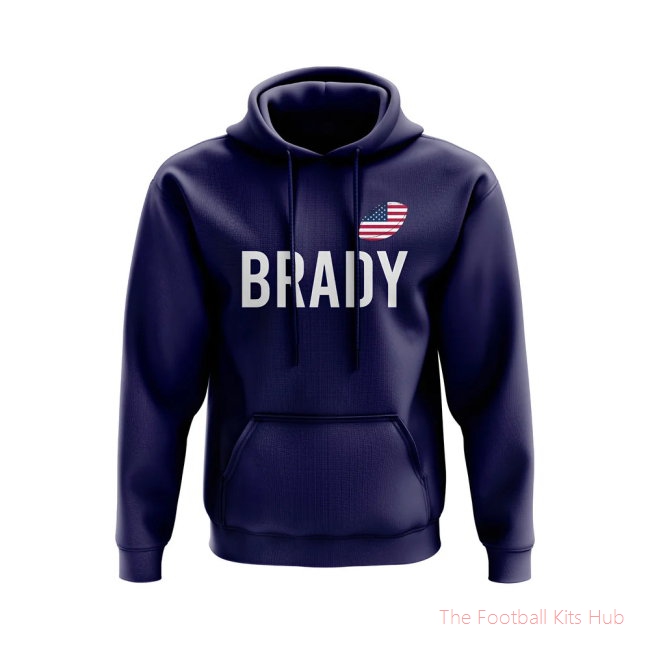 Vibrant Tom Brady Hoodie Sports Garment-Unisoccer Shop
