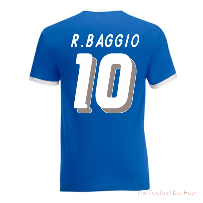 Vibrant Roberto Baggio Tee Sports Release-Unisoccer Shop