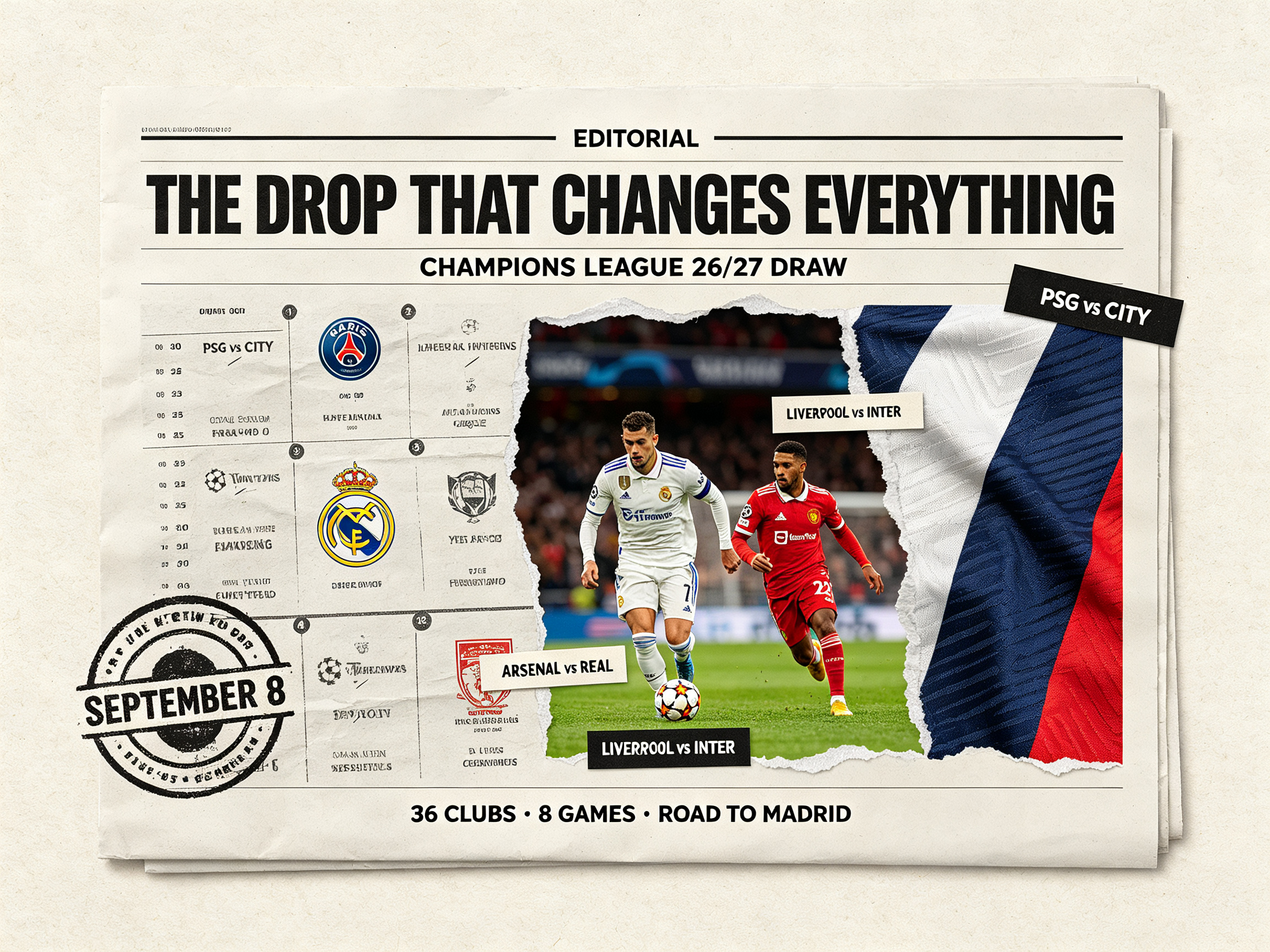 PSG 26/27 home shirt — 2026/27 Champions League defending champions