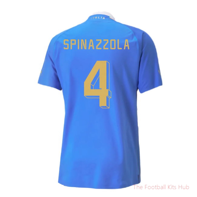 Supreme Italy Jersey Spinazzola 4 Home Shirt 2022/23 Garment-Unisoccer Shop