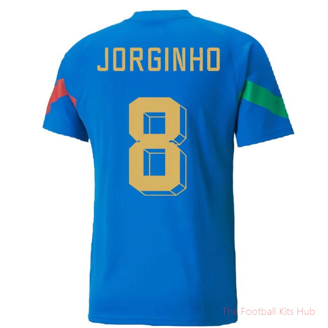 Advanced Italy Player Jorginho 8 Shirt 2022/23 Sports Edition-Unisoccer Shop