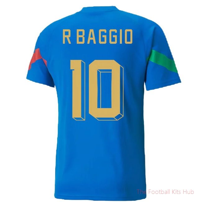 Dynamic Italy Player Baggio 10 Shirt 2022/23 Collection-Unisoccer Shop