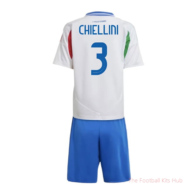 Supreme Italy Mini Chiellini 3 Away Shirt 2024/25 Selection-Unisoccer Shop