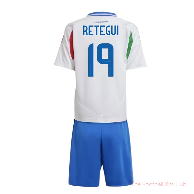 Premier Italy Mini Retegui 19 Away Shirt 2024/25 Edition-Unisoccer Shop