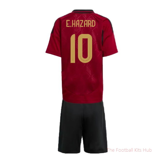Vibrant Belgium Mini Hazard 10 Home Shirt 2024/25 Release-Unisoccer Shop