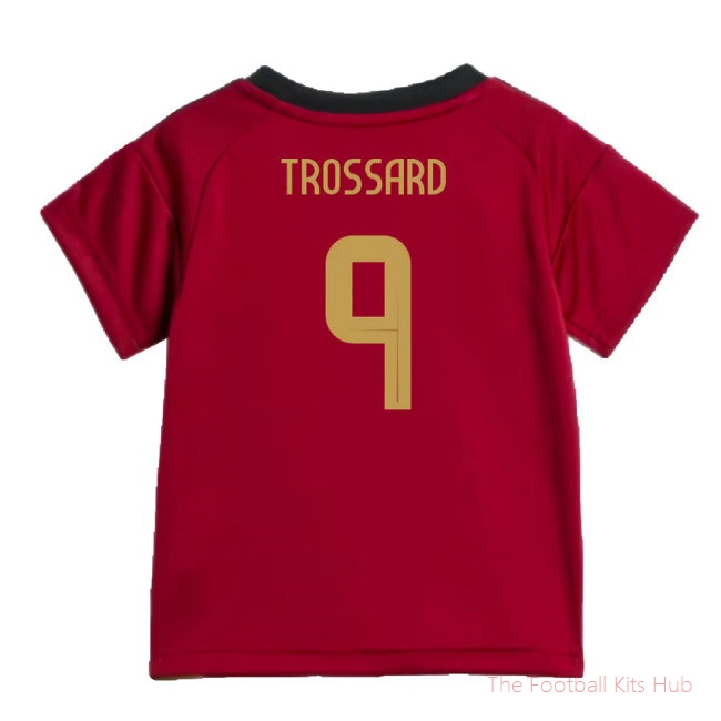 Premier Belgium Baby Trossard 9 Home Shirt 2024/25 Collection-Unisoccer Shop