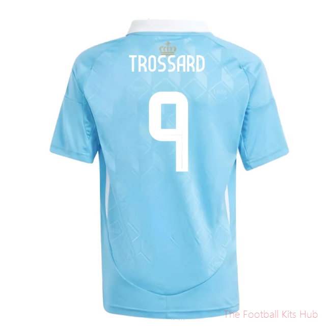 Advanced Belgium Kids Trossard 9 Away Shirt 2024/25 Collection-Unisoccer Shop