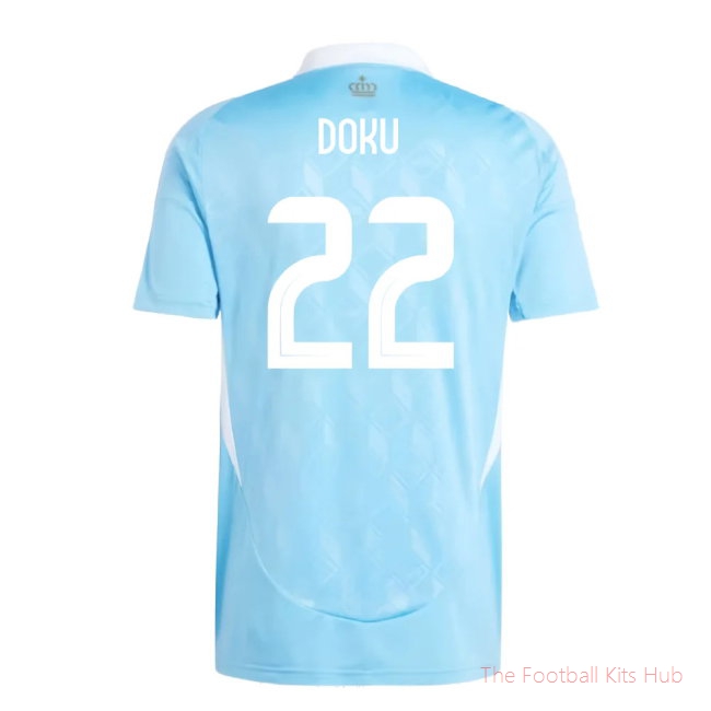 Supreme Belgium Doku 22 Away Shirt 2024/25 Sports Selection-Unisoccer Shop