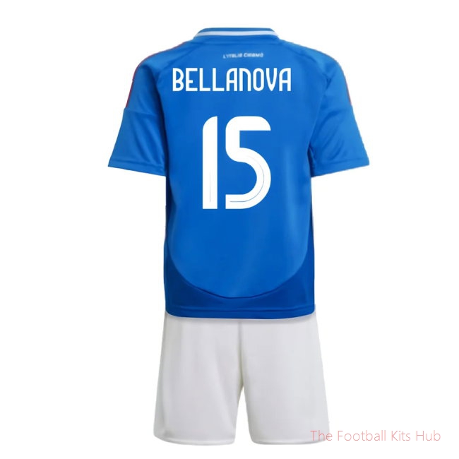 Vibrant Italy Mini Bellanova 15 Home Shirt 2024/25 Collection-Unisoccer Shop