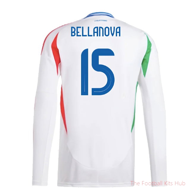 Premier Italy Long Bellanova 15 Long Sleeve Away Shirt 2024/25 Release-Unisoccer Shop