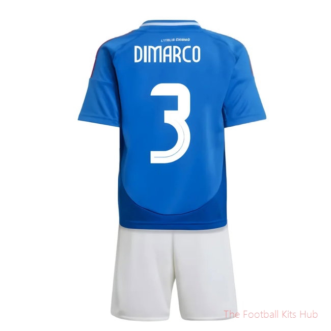 Elite Italy Mini Dimarco 3 Home Shirt 2024/25 Collection-Unisoccer Shop