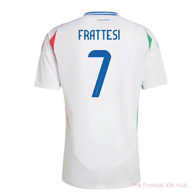 Premium Italy Frattesi 7 Away Shirt 2024/25 Sports Garment-Unisoccer Shop