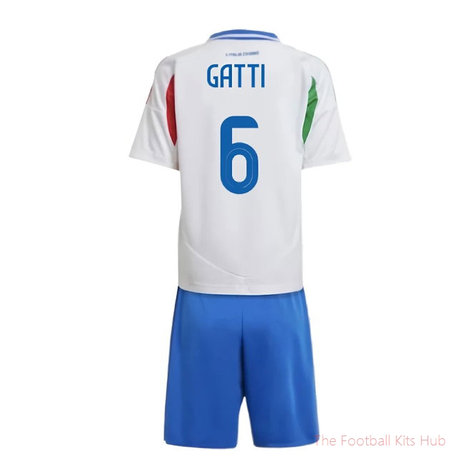 Advanced Italy Mini Gatti 6 Away Shirt 2024/25 Sports Release-Unisoccer Shop