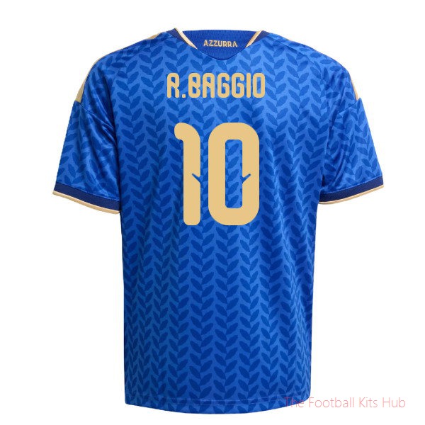 Dynamic Italy Mini Baggio 10 Home Shirt 2026/27 Edition-Unisoccer Shop