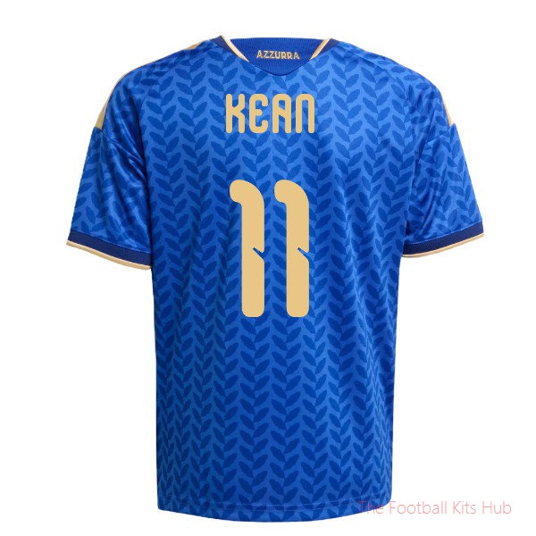 Dynamic Italy Mini Kean 11 Home Shirt 2026/27 Sports Release-Unisoccer Shop