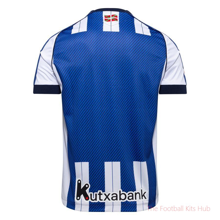 Dynamic Real Sociedad Home Shirt 2025/26 Sports Garment-Unisoccer Shop