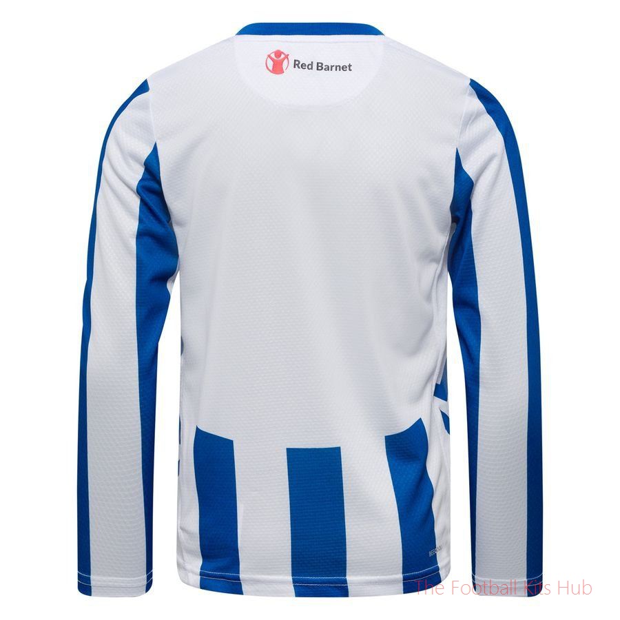 Premium Odense Boldklub Kids Long Sleeve Home Shirt 2025/26 Garment-Unisoccer Shop