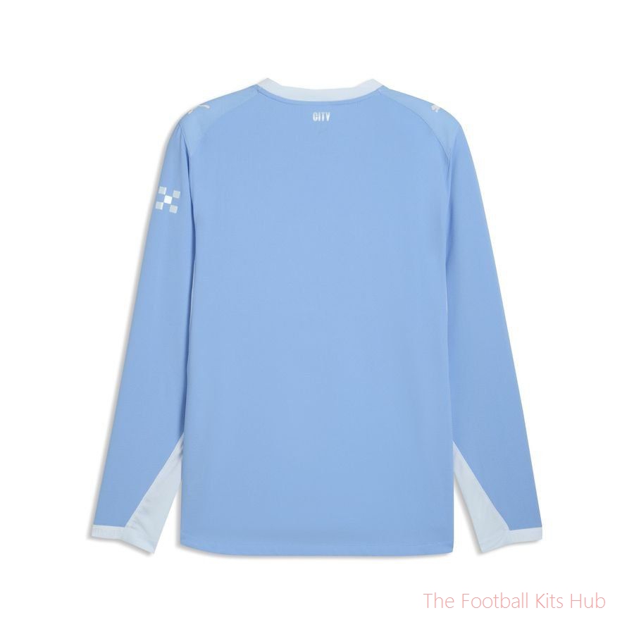 Dynamic Manchester City Long Sleeve Home Shirt 2026/27 Collection-Unisoccer Shop